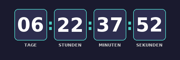 Countdown Timer Vorschau – animiertes GIF für E-Mail Marketing
