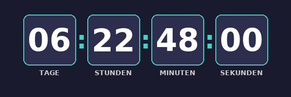 Countdown Timer Vorschau – animiertes GIF für E-Mail Marketing