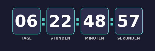 Countdown Timer Vorschau – animiertes GIF für E-Mail Marketing